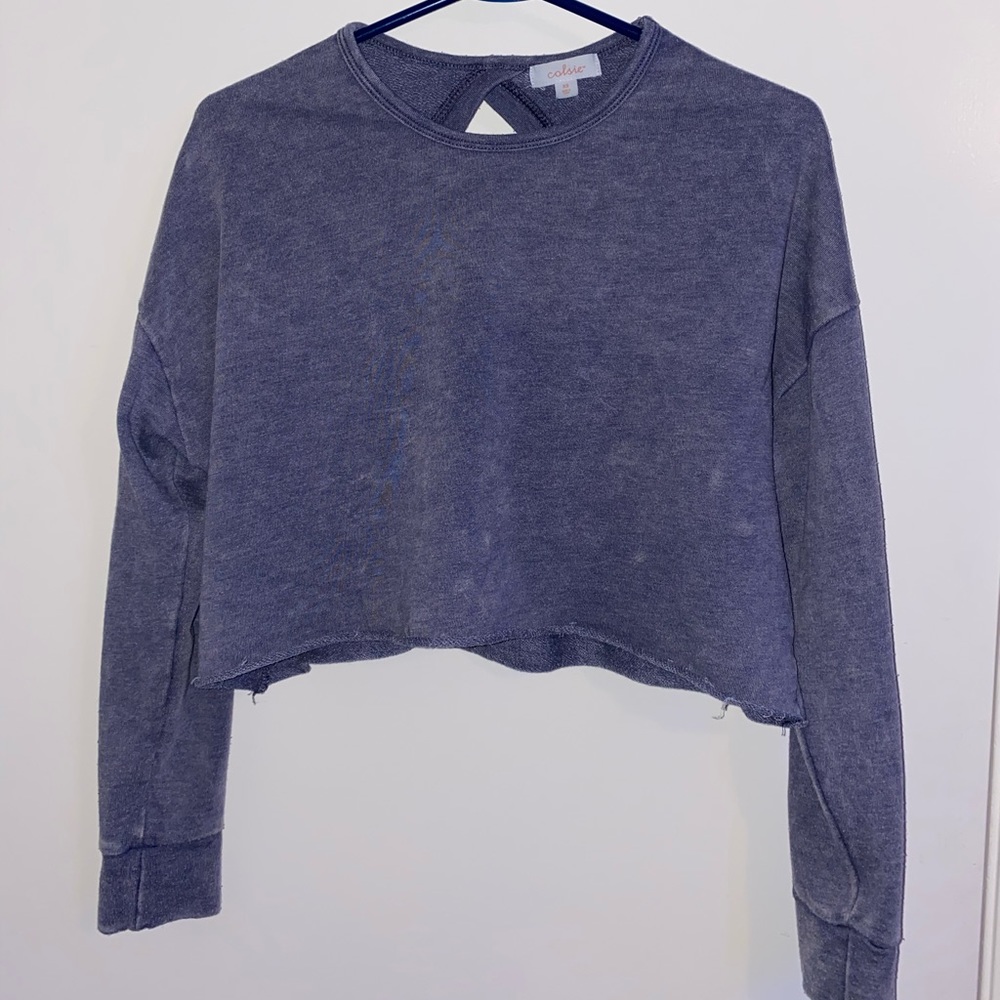 Colsie Cropped Long Sleeve